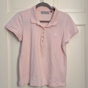 Liz Claiborne Polo Shirt, Pink, Size L